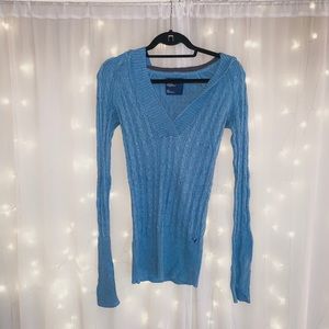 Sky Blue ☁️ American Eagle Hooded Sweater